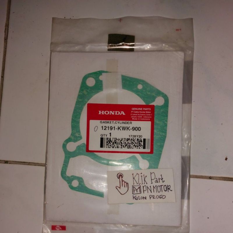 12191-kwk-900 gasket cylinder paking perpak blok verza mega pro mono crf 150