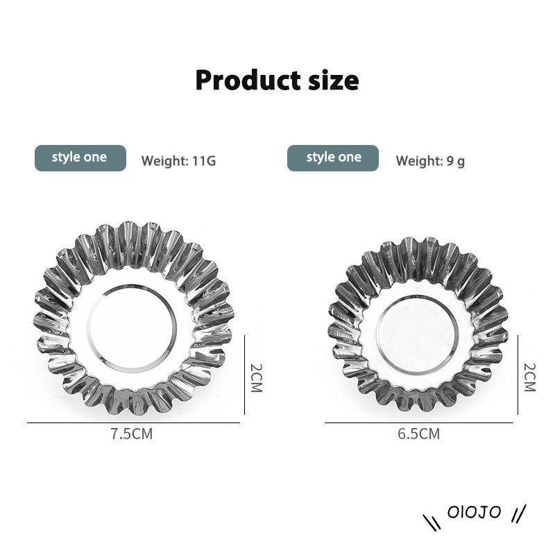 Cetakan Kue Tart / Beras / Pudding / Jelly Bahan Stainless Steel ol2