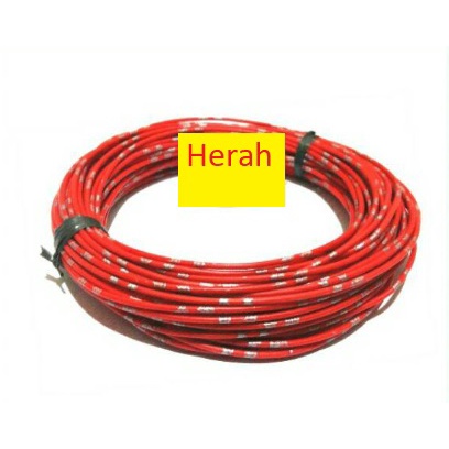 Aneka Kabel Bintik AVSS 0,85mm Automotive Cable Wire Merah / Hitam / Kuning / Hijau / Biru harga per 1meter  Untuk penggunaan Kabel stroom, klakson, lampu-lampu, Kabel remote tape, Instalasi elektrikal kendaraan dll   Kabel body kelistrikan motor mobil