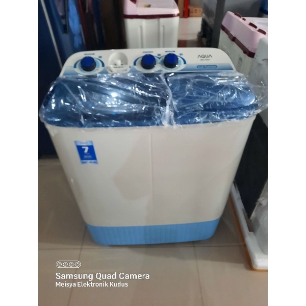 Mesin Cuci 2 Tabung Aqua 7kg QW-755XT