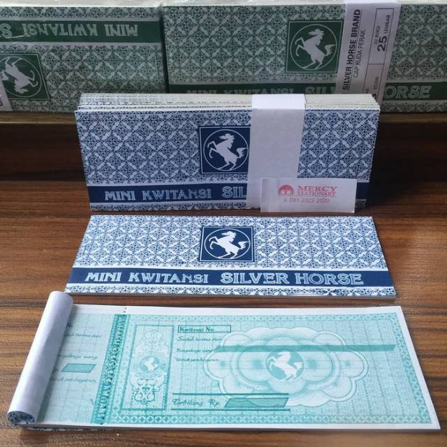 Buku Kwitansi Mini SH / Mini Kuitansi Silver Horse