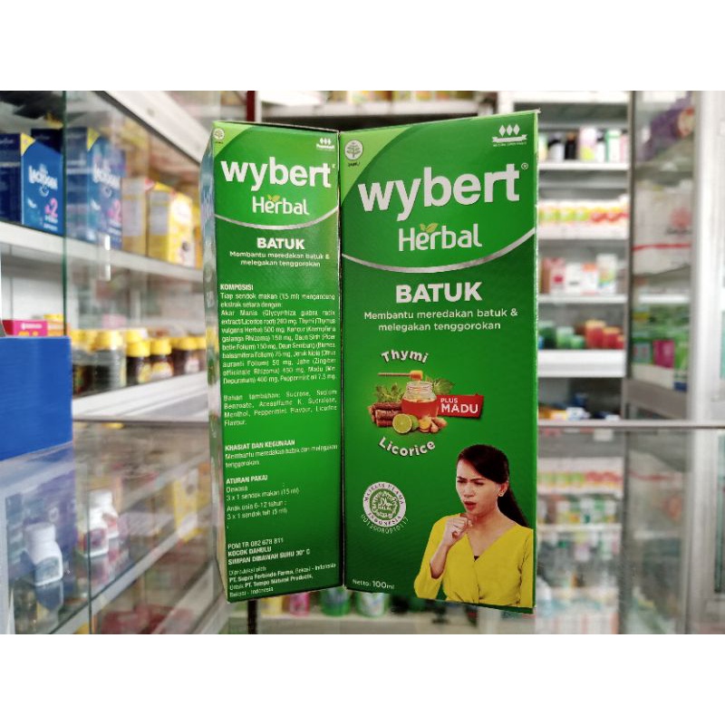 WYBERT HERBAL BATUK SIRUP 100 ML - ED 12/2024