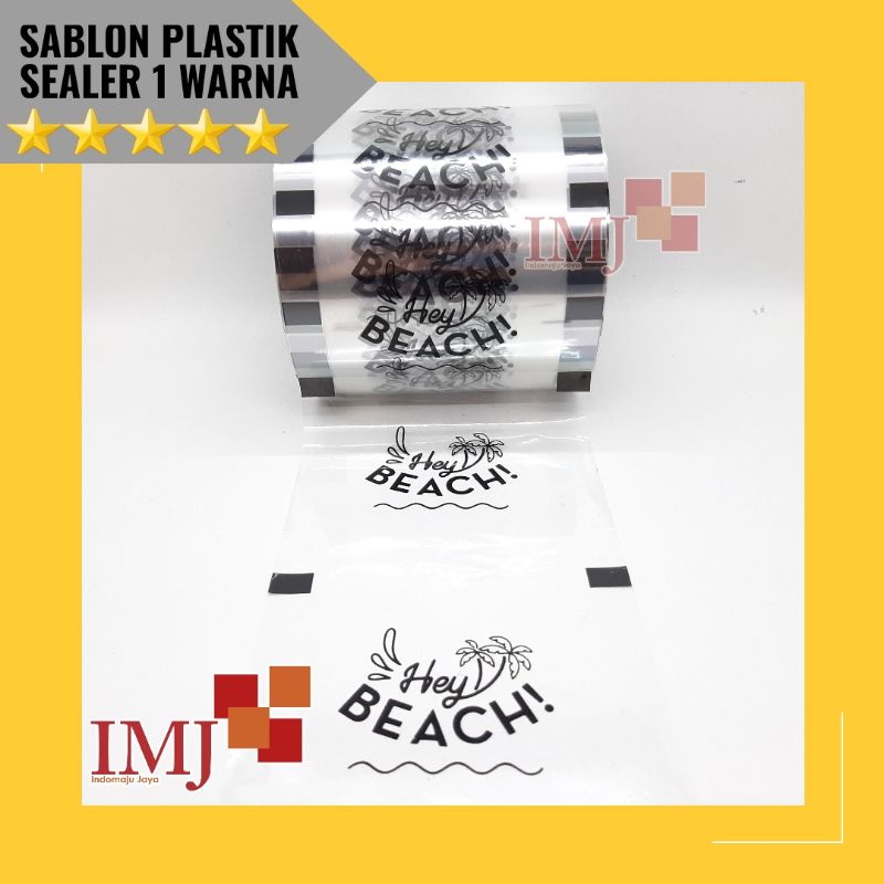 TERMURAH Plastik lid cup sealer sablon/desain sablon plastik sealer