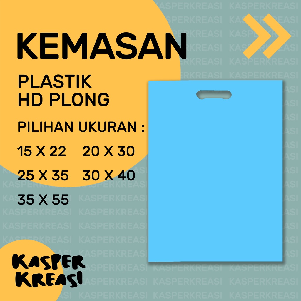 KEMASAN PLASTIK POLOS BIRU MUDA / PLASTIK HD PLONG DOFF / UKURAN 15X22 20X30 25X35 30X40 35X55