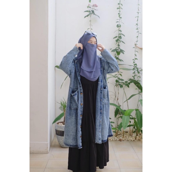 DENIM JAKET WANITA MUSLIMAH
