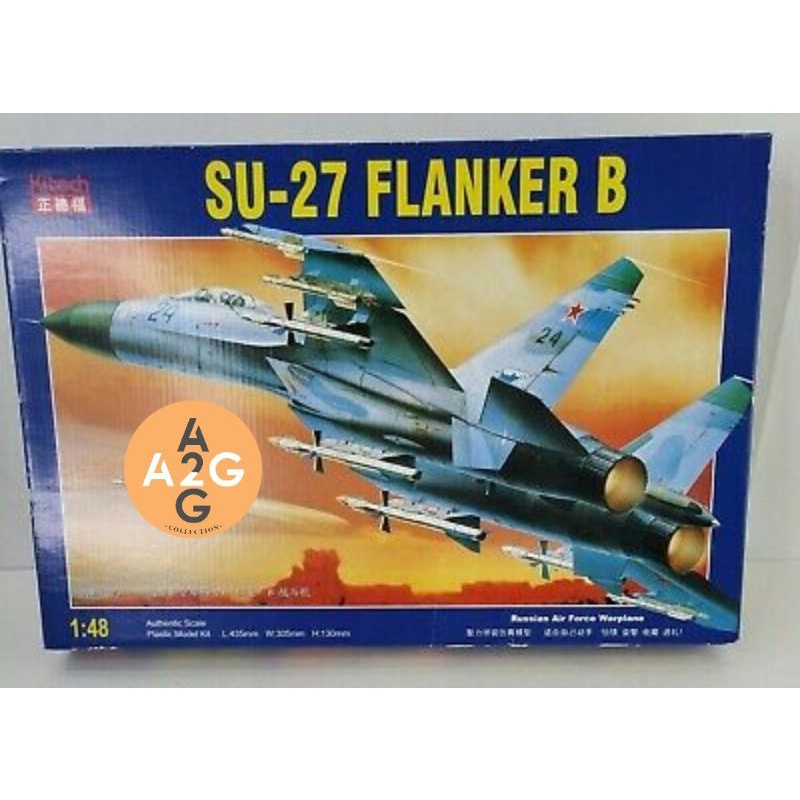 Model kit Kitech 1/48 Sukhoi SU-27B Russian air force
