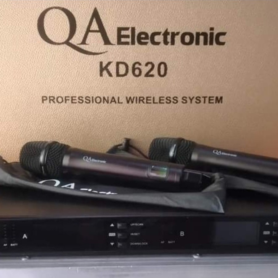 Mic wireless qa elektronik kd620 microphone qa electronik kd 620