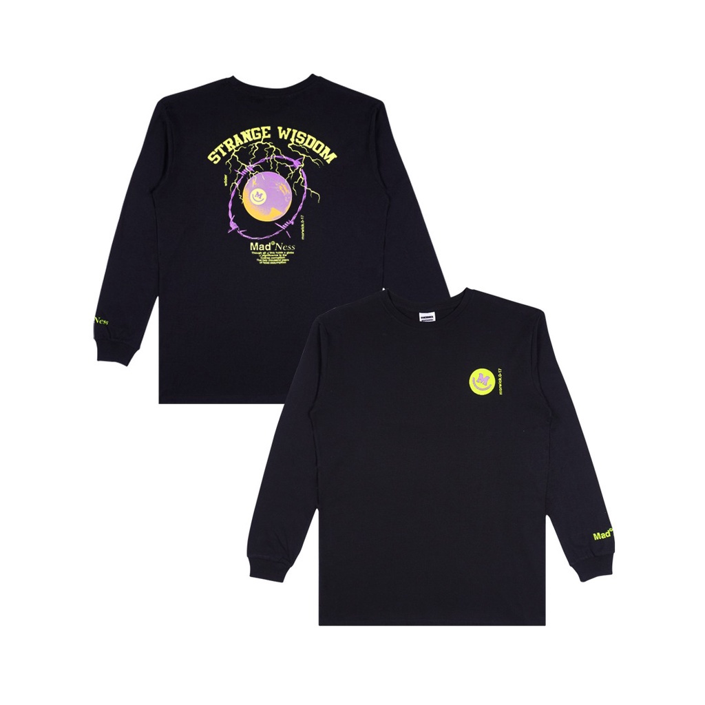 Morwick Kaos Lengan Panjang Strange Hitam