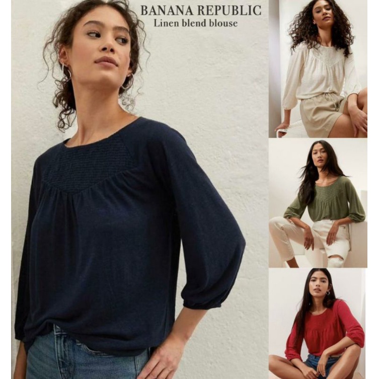 BNN** rep shirt women top linen blouse