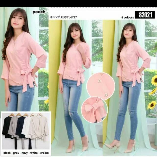 Baju Atasan Wanita BLOUSE KIMONO MOSYA