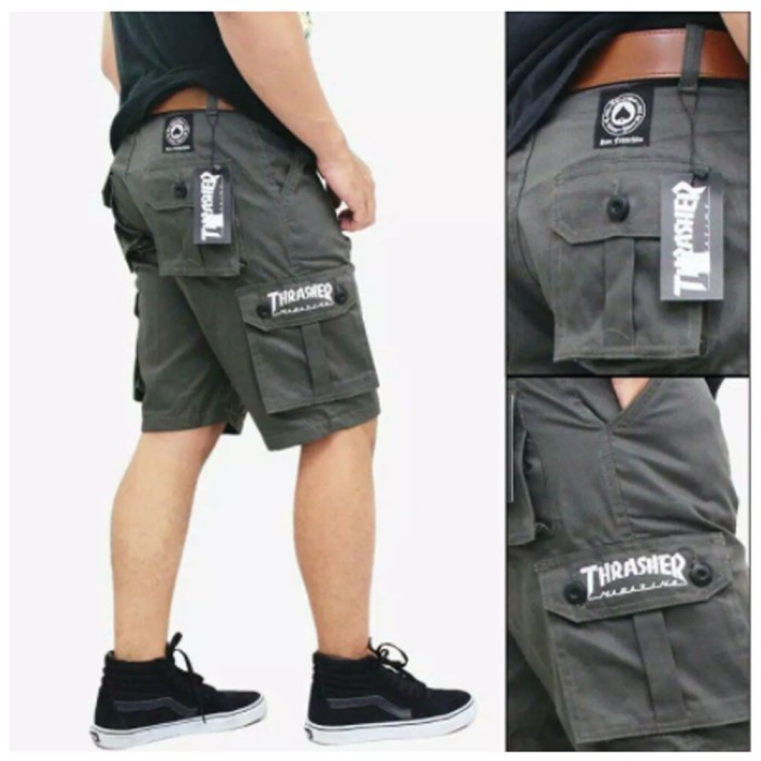 Celana Cargo Thrasher Pria Gentlement Boy Pdl Mma Ufc Premium Distro