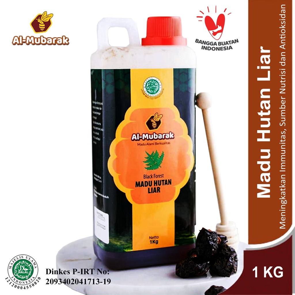 

MADU HUTAN LIAR AL-MUBARAK 1KG Madu Murni 100% Madu Asli 1 KG