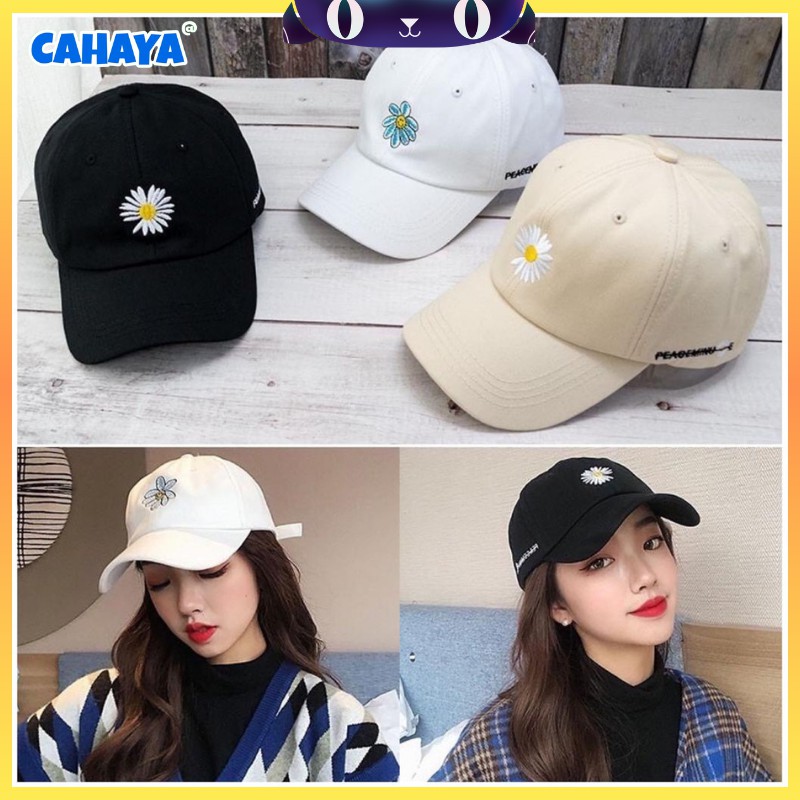 Topi Baseball Motif Bordir Bunga Mawar untuk Pria / Wanita / Pasangan A8