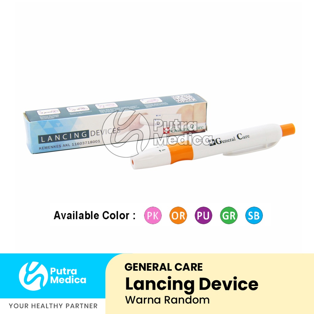 General Care Lancing Device [Warna Random] / Pen Bekam / Pena Blood Lancet / Alat Pengambil Sample Darah