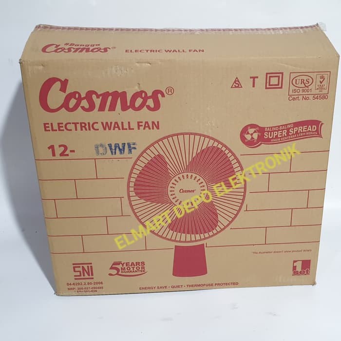 COSMOS kipas angin dinding tembok 12 inch 12DWF / wall fan 12&quot; 12 DWF