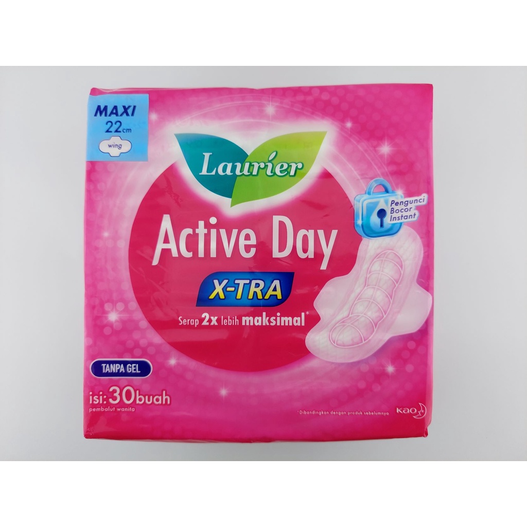 LAURIER X-TRA WING 22CM ISI 30 PEMBALUT LAURIER PEMBALUT MURAH