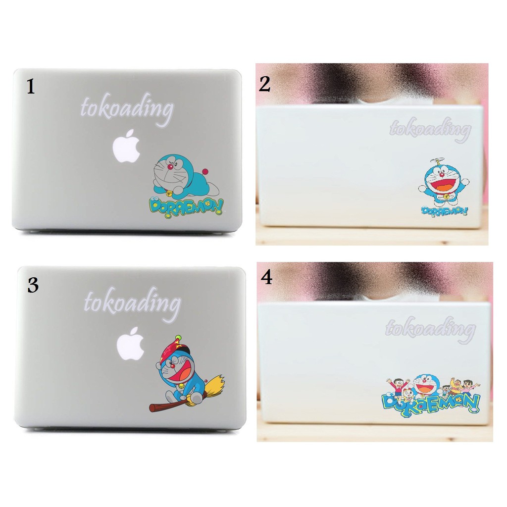 Sticker Dinding Laptop Kaca Mobil Lemari Karakter Doraemon