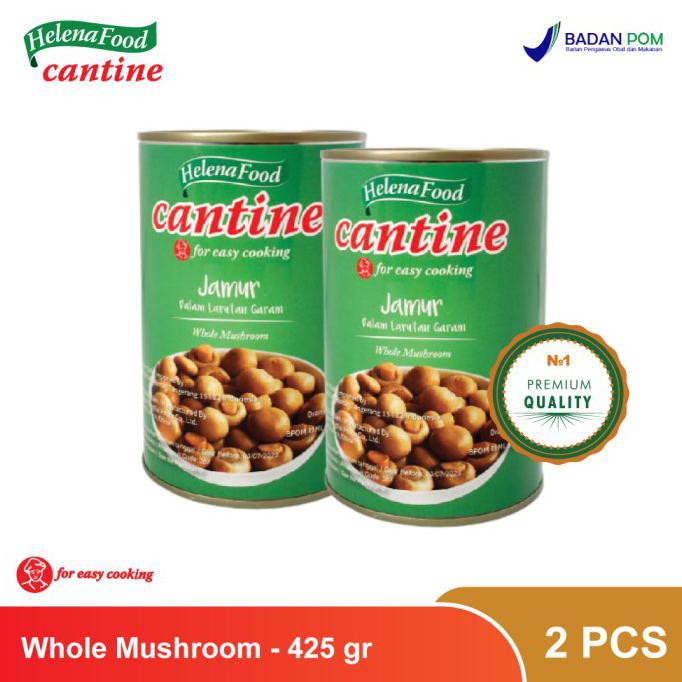 

TERMURAH JAMUR Kemasan Kaleng Cantine / Whole Mushroom 425 Gr - PROMO 2 Pcs Kode 1014