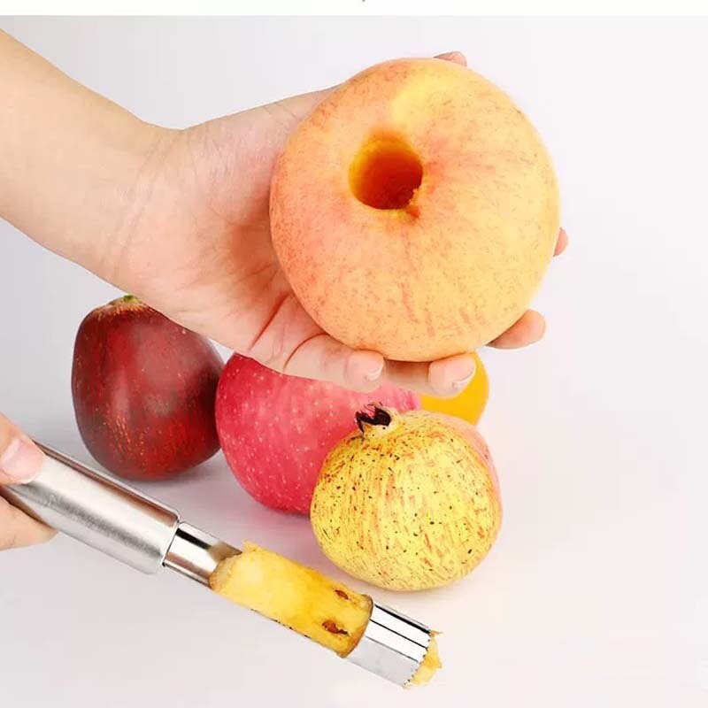 Alat Pencabut / Pembolong / Penjebol / Pemotong Inti Biji Buah Apel Pir Pear Seed Cutter Core Remover Stainless Steel - diameter 2 cm