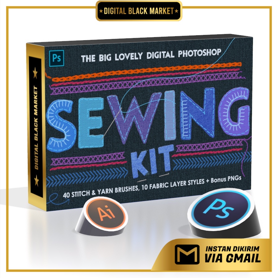 Sewing Embroidery - Photoshop Kit