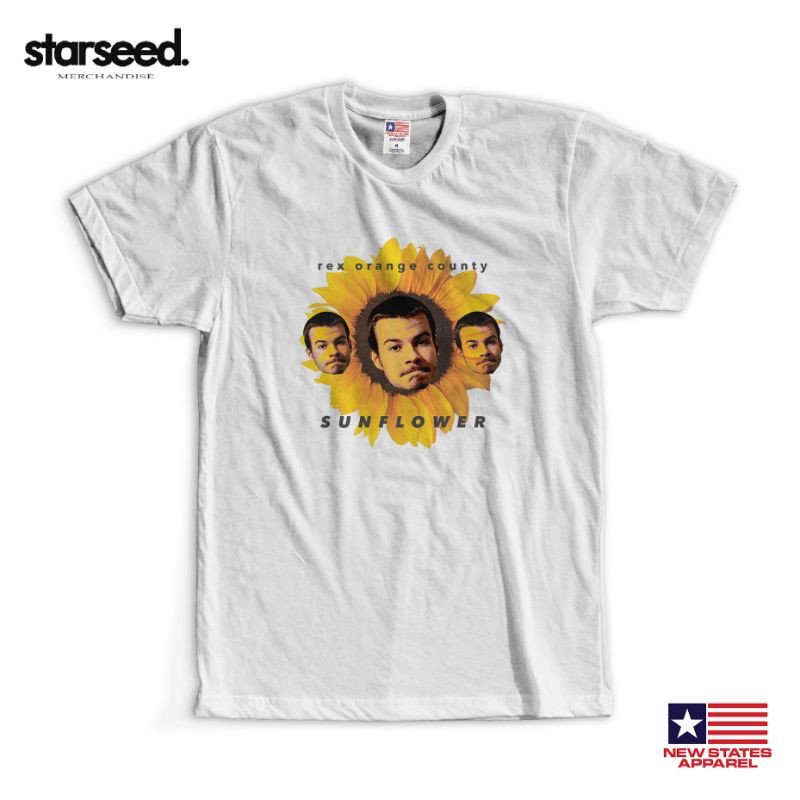 Rex Orange County Sunflower T Shirt Shopee Indonesia