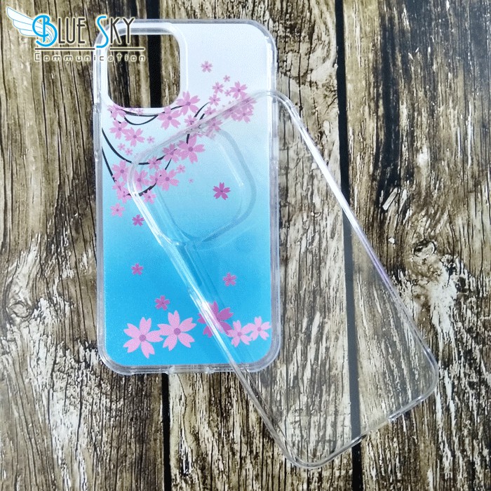 CASING PREMIUM SOFTCASE HARDCASE ANTICRACK MOTIF SAKURA IPHONE 11 PRO