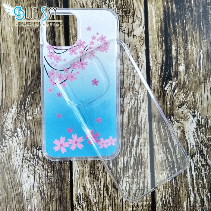 CASING PREMIUM SOFTCASE HARDCASE ANTICRACK MOTIF SAKURA IPHONE 11 PRO