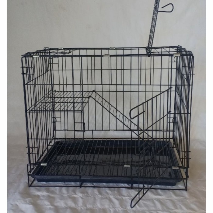 kandang kucing/kandang hewan peliharaan /kandang besi lipat tingkat 1 no 2