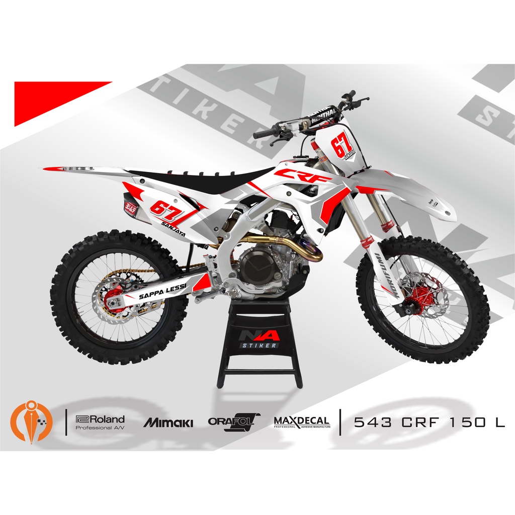 STIKER DECAL CRF 250 R FULLBODY STICKER CRF CUSTOM