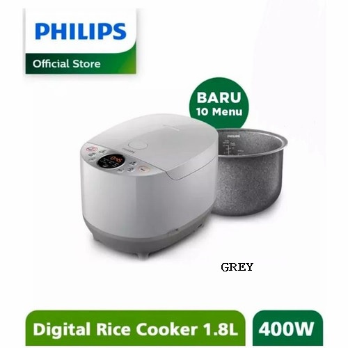 PHILIPS HD4515 DIGITAL RICE COOKER 1.8L HD 4515 GARANSI 2 TAHUN PENANAK NASI DAN PENGHANGAT HD 4515