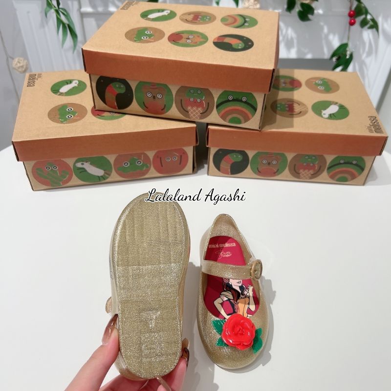 Sepatu mini melissa sweet love disney princess  Bb beauty and beast/sepatu mini melissa disney/sepatu anak cewek/sepatu jelly melissa