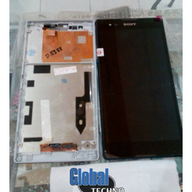 LCD Touchscreen Original Sony Xperia T2 Ultra + Frame