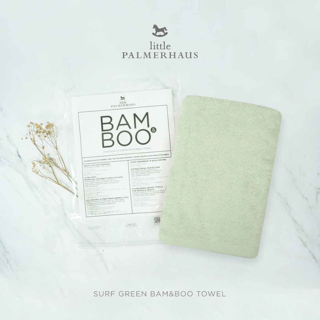 Little Palmerhaus Bam &amp; Boo Bamboo Towel Handuk Anak