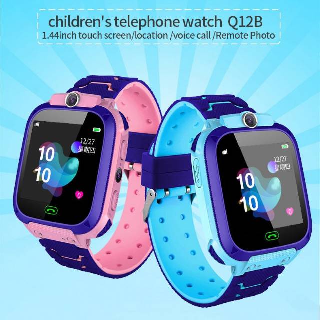 Q12B SMARTWATCH JAM TANGAN ANAK SmartWatch anak Terlaris Ada GPS Anti air Bisa Telepon