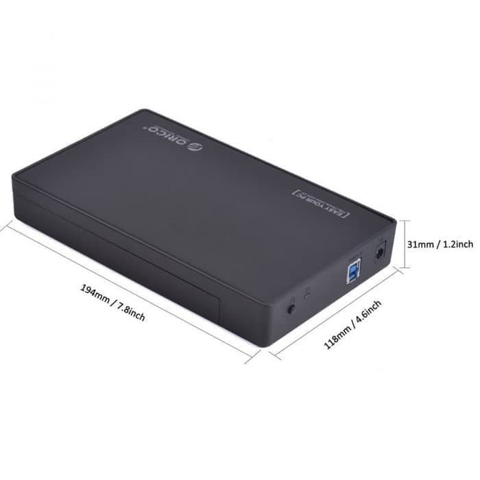 Orico 3588US3 USB 3.0 to SATA External Hard Drive Enclosure for 3.5&quot; SATA HDD and SSD - 6TB Support