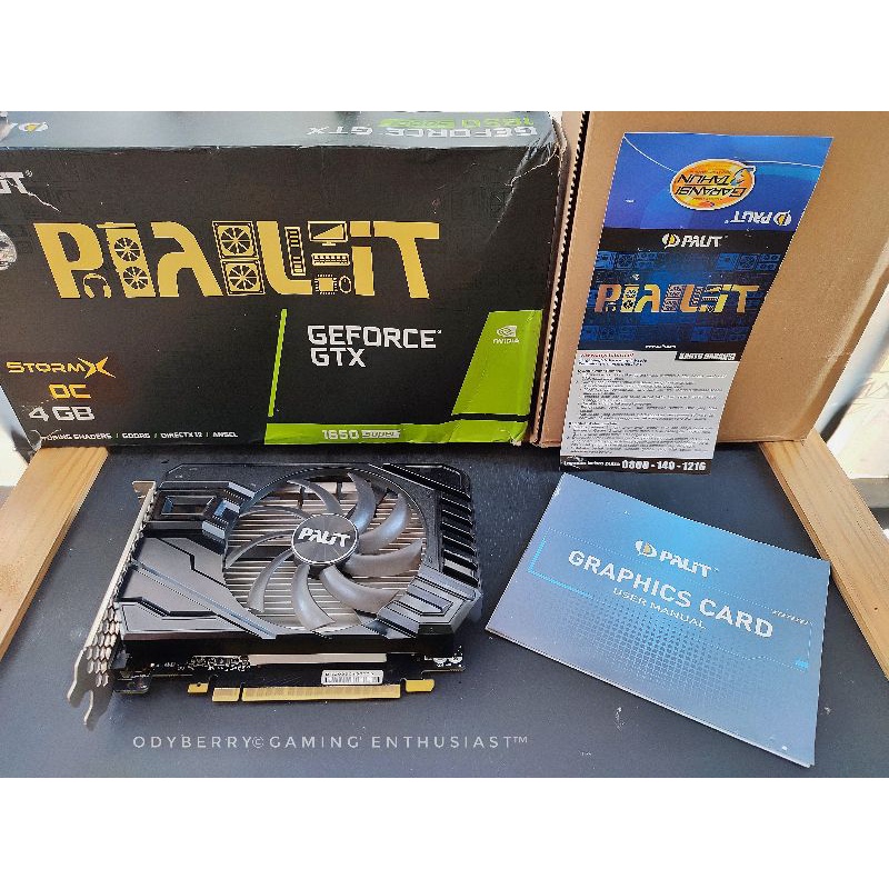 PALIT Geforce® GTX1650 SUPER GTX 1650 SUPER StormX OC GDDR6 Resmi NJT Expired Agustus 2023