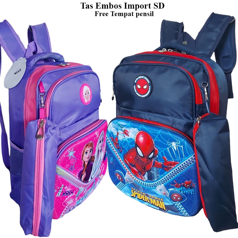 Tas Sekolah Anak SD Import free Tempat pensil