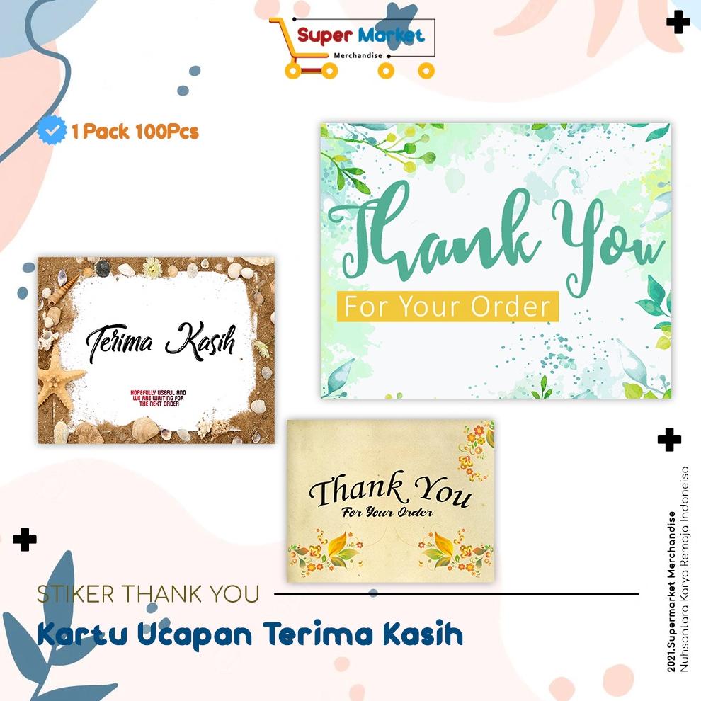 

((BISA COD)) Stiker Thank You / Stiker Pengiriman / Stiker Packing / Stiker Ucapan Terima Kasih