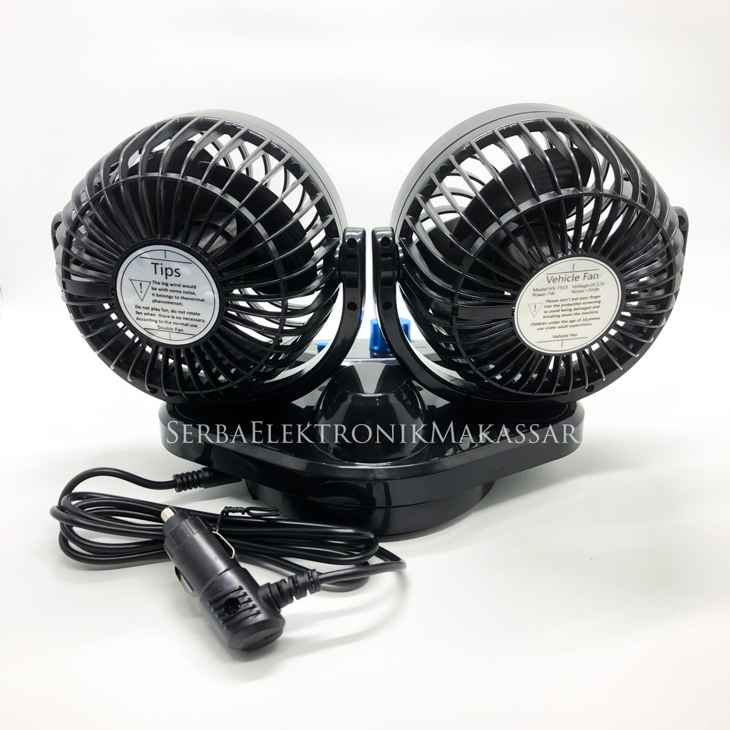 Kipas Mobil Ganda Vehicle Fan Mitchell HX-T515 12Volt HX-T516 24Volt