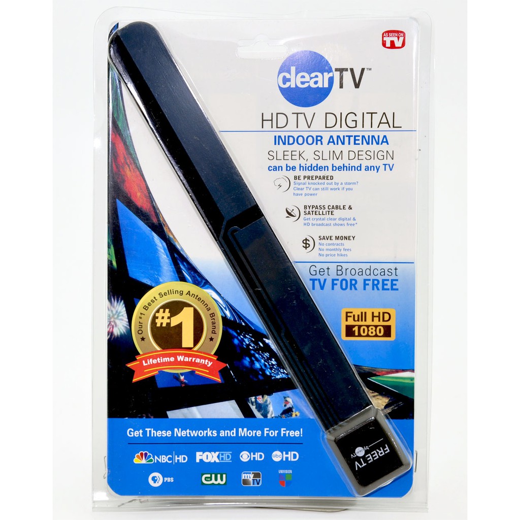 VOM Clear TV HDTV Digital Indoor Antenna – Antena Dalam - 0195