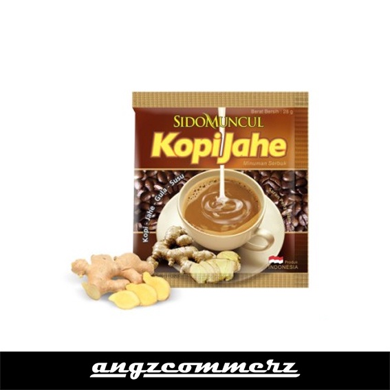 

SIDOMUNCUL 10 Sachet Kopi Jahe Minuman Susu Herbal Kesehatan