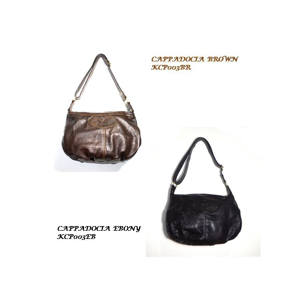 Kecapung Cappadocia Bag Ebony  --  KCP003EB / 32x5x23cm