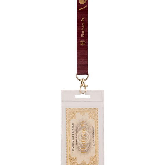 

Harry Potter 9 3/4 Lanyard dan Ticket (Warner Bros Trademark - dibeli di UK)