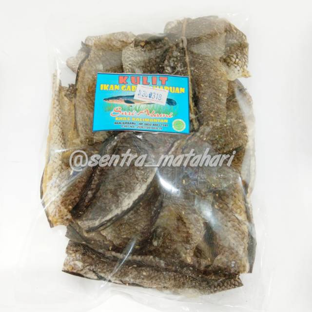 

Kulit Ikan Haruan Kering Sari Alami