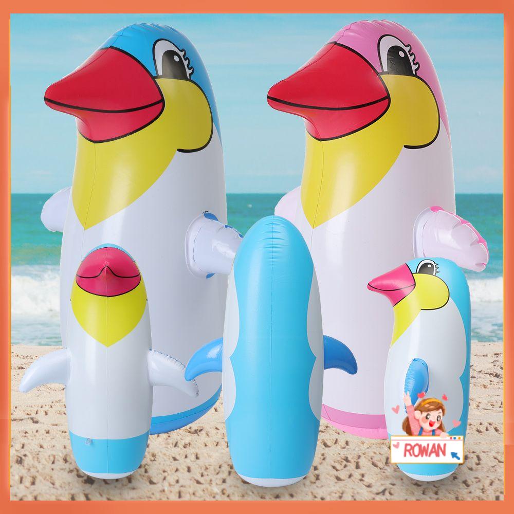 R-flower 2Pcs / Set Mainan Penguin Tiup Bahan PVC Ukuran 36cm / 45cm / 70cm Untuk Anak