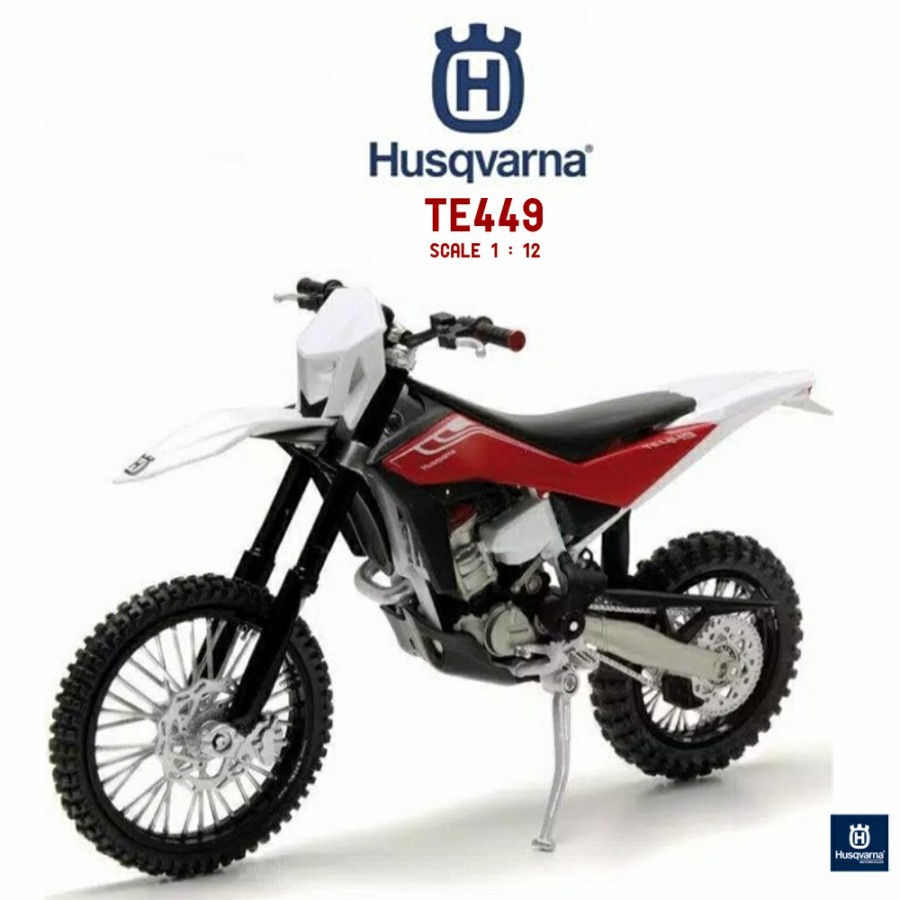 Diecast miniatur motor trail 1:12 Husqvarna TE449 2011 Original