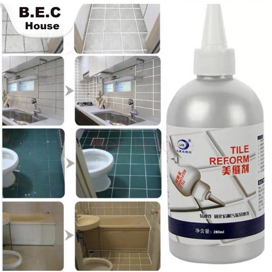 Tile Reform Waterproof Pengisi Celah Nat Keramik Ubin Anti Jamur 280ml