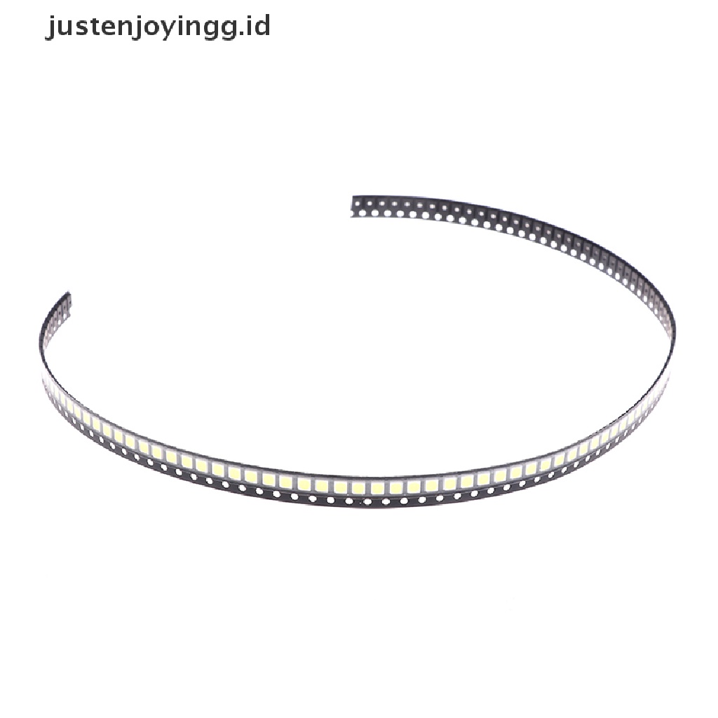 【justenjoyingg.id】 100Pcs 2835/3528 Chips SMD LED Beads 1W 3V Cold White Light For TV LED Diodes .