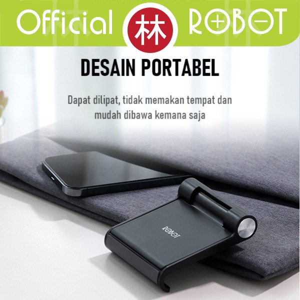 ROBOT UNIVERSAL HOLDER / DUDUKAN / TATAKAN / STANDING HP / TABLET / TAB / IPAD / MATEPAD / MI PAD RT-US01 / RT-US07