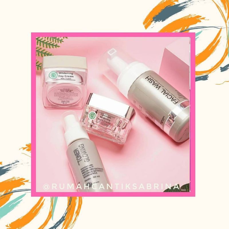 PAKET LUMINOUS MS GLOW ( SKIN CARE MS GLOW)